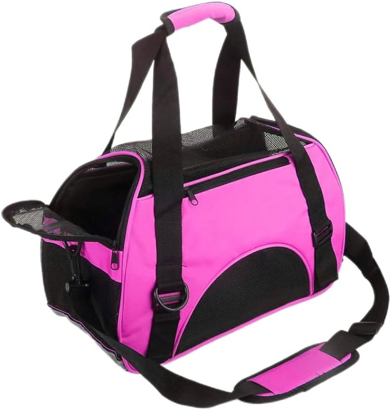 woobles Pet Travel Carrier, Cat Carrier, Soft-Sided Pet Travel Carrier for Cats Dogs Puppy Comfort Portable Folding Pet Bag Airline Approved, Cat Carrier - Image 1